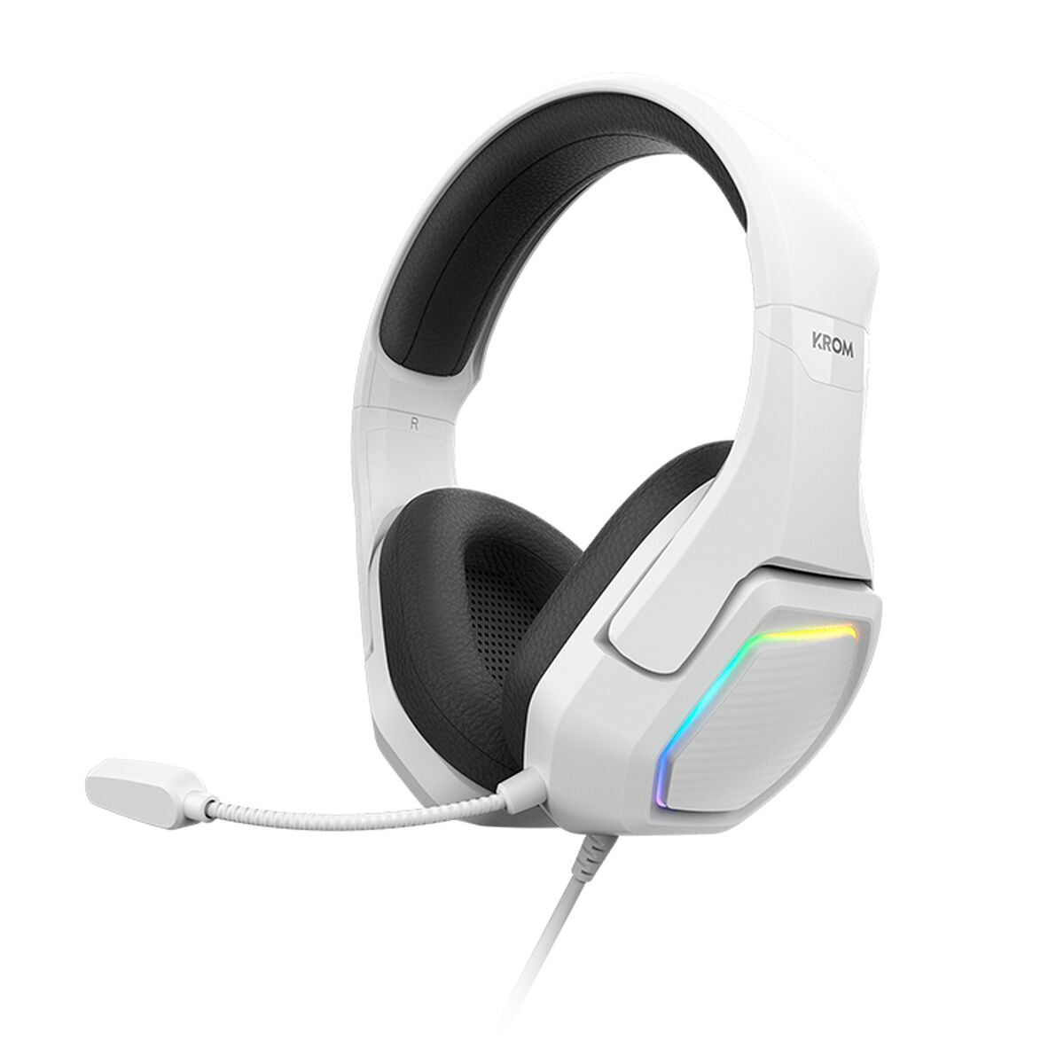 Căști Bluetooth cu Bandă de Cap Krom KOPA 7,1 VIRTUAL Alb - Electronică, Joc video