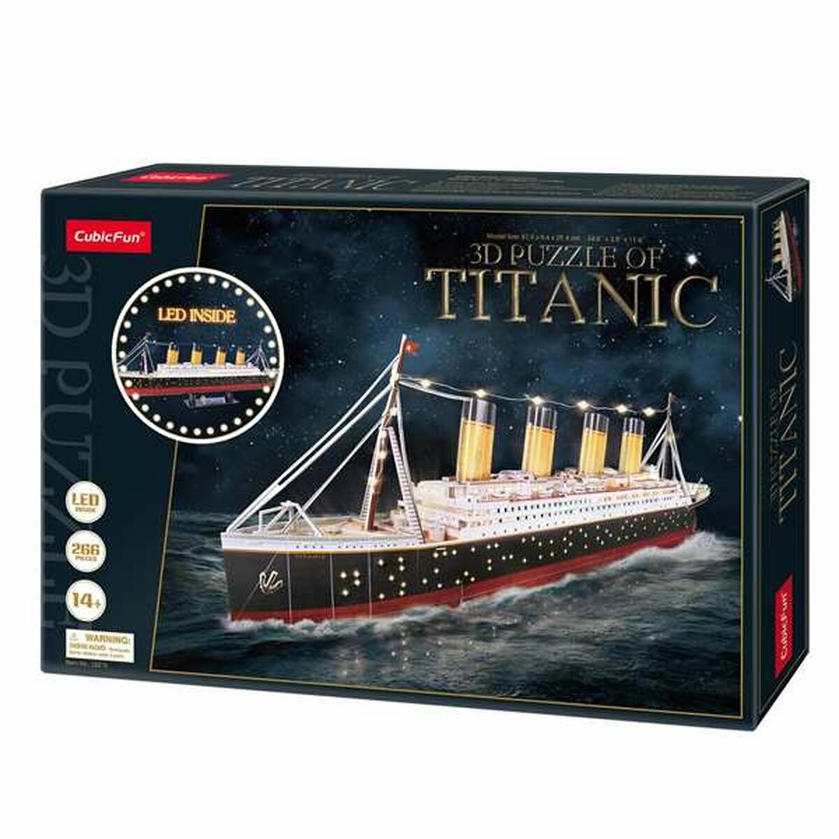 Puzzle pentru Copii din Lemn CubicFun Titanic 3D 266 Piese - Jucarii si jocuri, Puzzle-uri și puzzle-uri