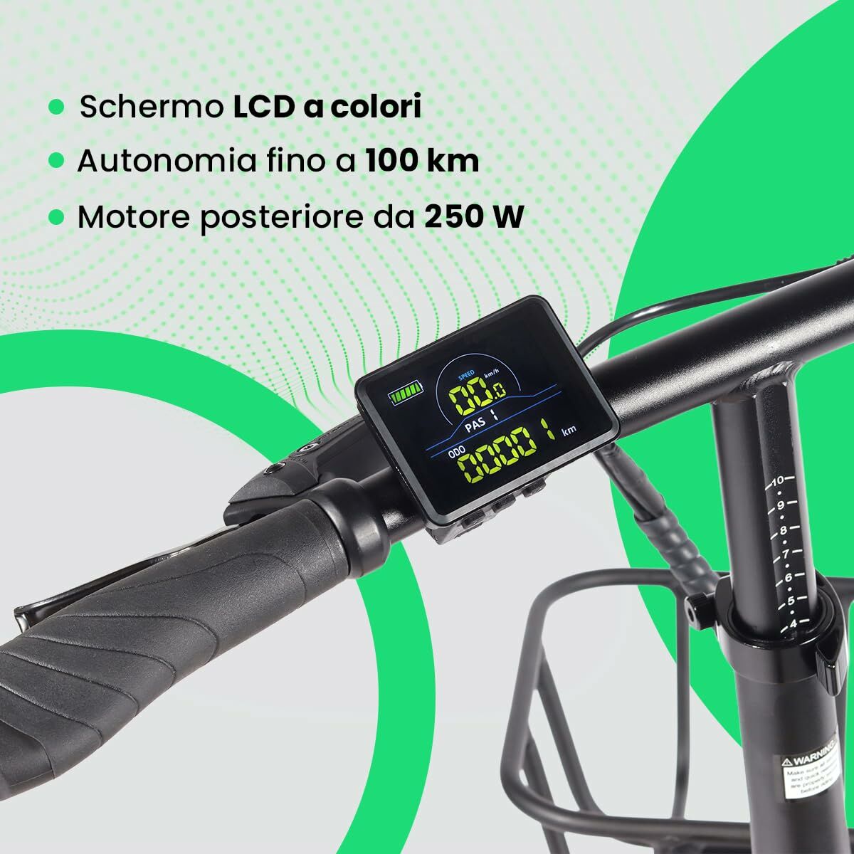 Bicicletă Electrică Youin BK1750 LUXOR II PRO A/N Galben 250 W - Sport și în aer liber, Ciclism