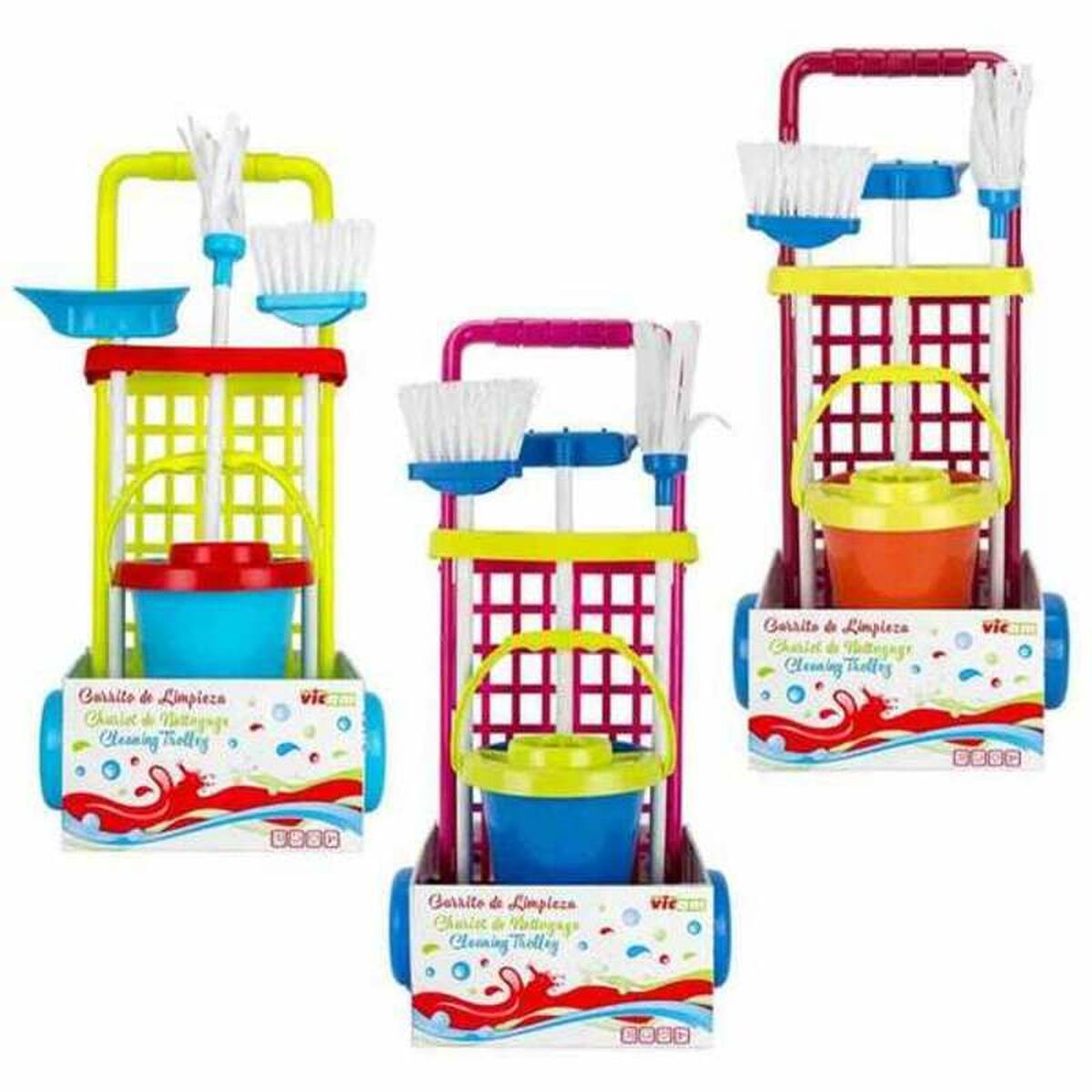 Kit de curățare et de depozitare Trolley 12-N - Jucarii si jocuri, Imitații de jocuri
