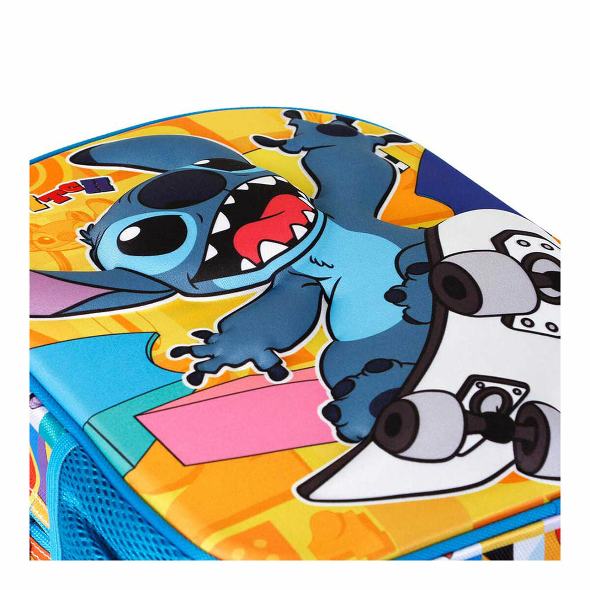 Ghiozdan 3D Lilo & Stitch Karactermania Albastru 26 x 11 x 31 cm - Birou și papetărie, Material școlar și educațional