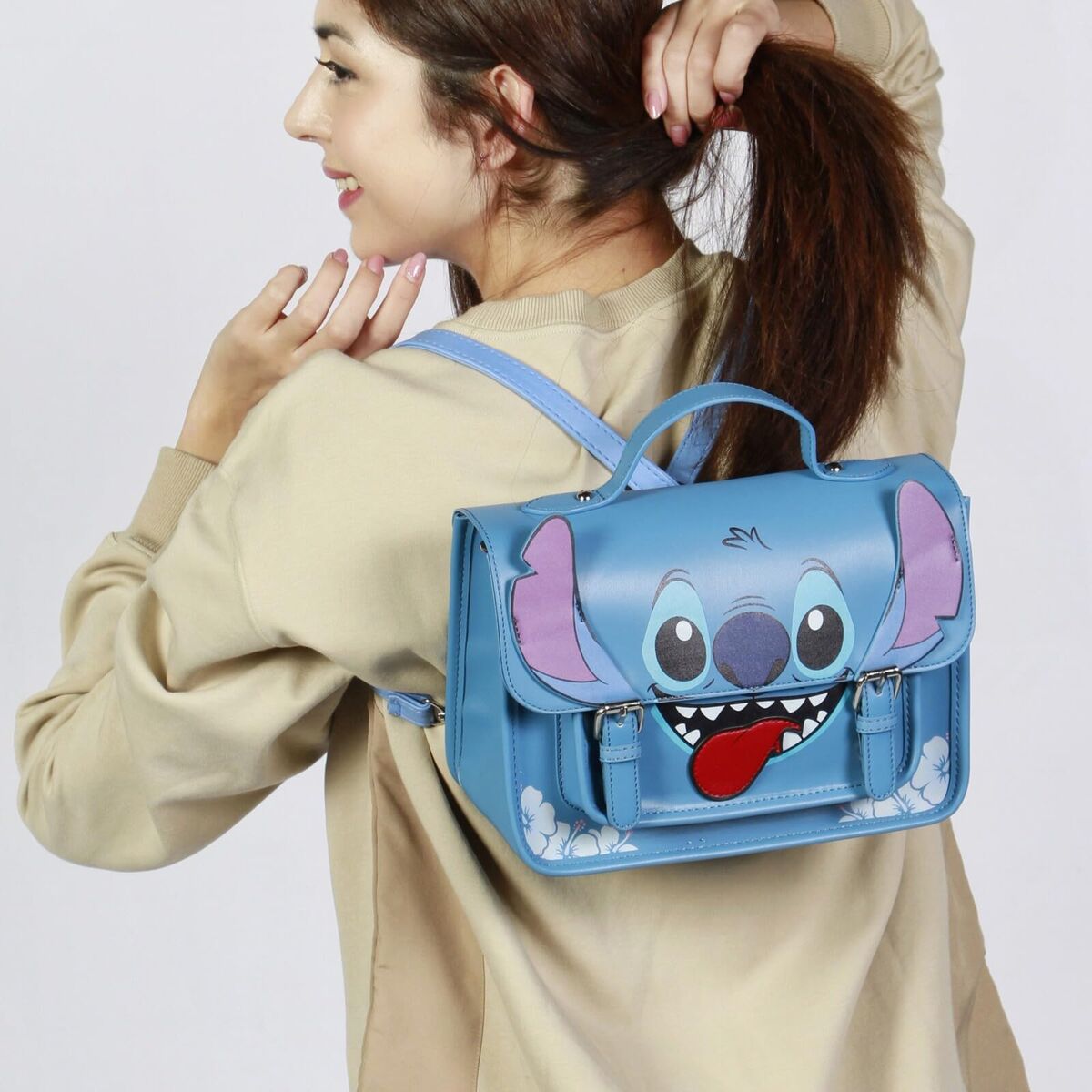 Ghiozdan Lilo & Stitch Albastru - Birou și papetărie, Material școlar și educațional