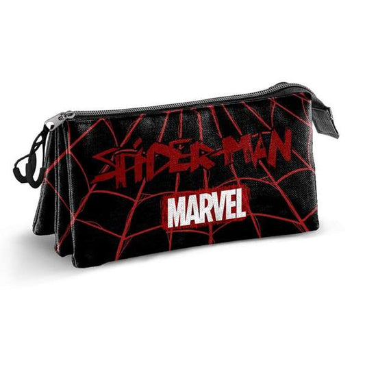 Penar triplu Spider-Man Negru - Birou și papetărie, Material școlar și educațional