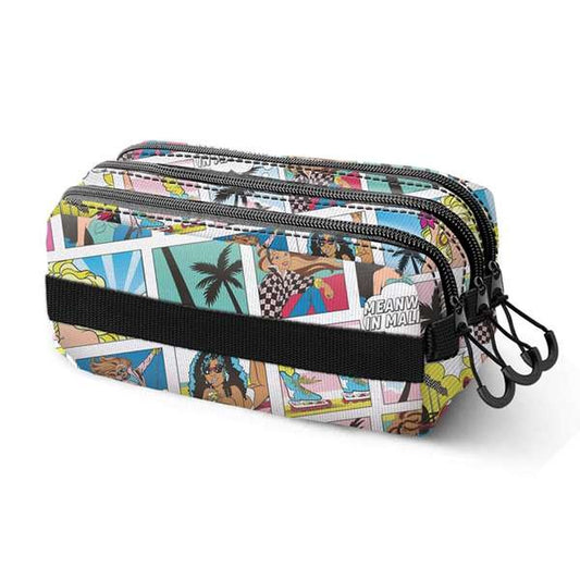 Penar triplu Barbie Roz - Birou și papetărie, Material școlar și educațional