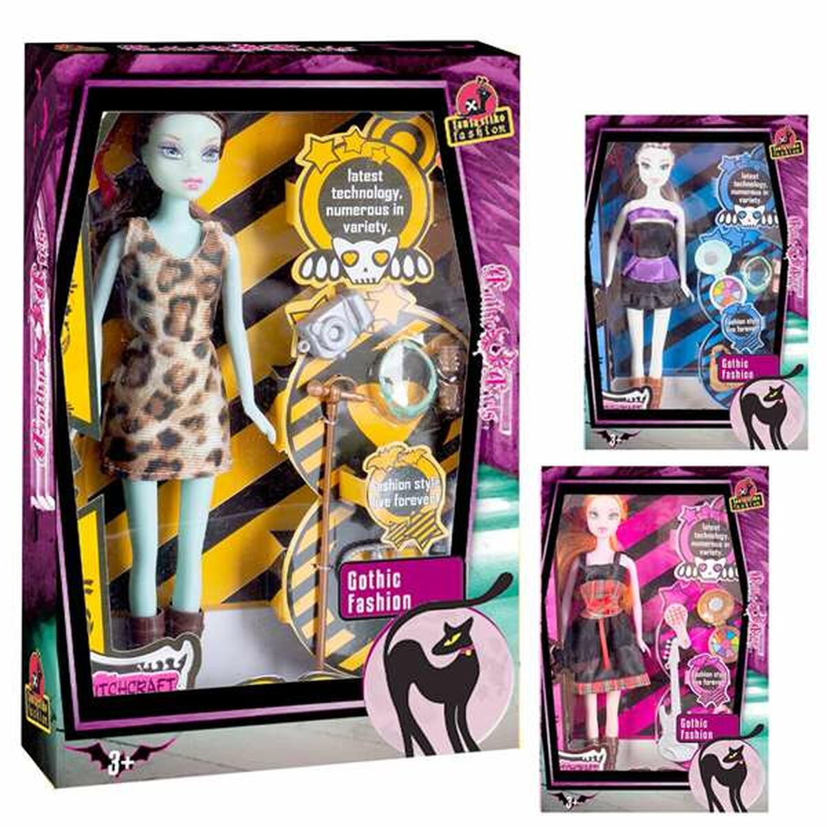 Păpușă Juinsa 29 cm Femeie gotică - Jucarii si jocuri, Păpuși și accesorii