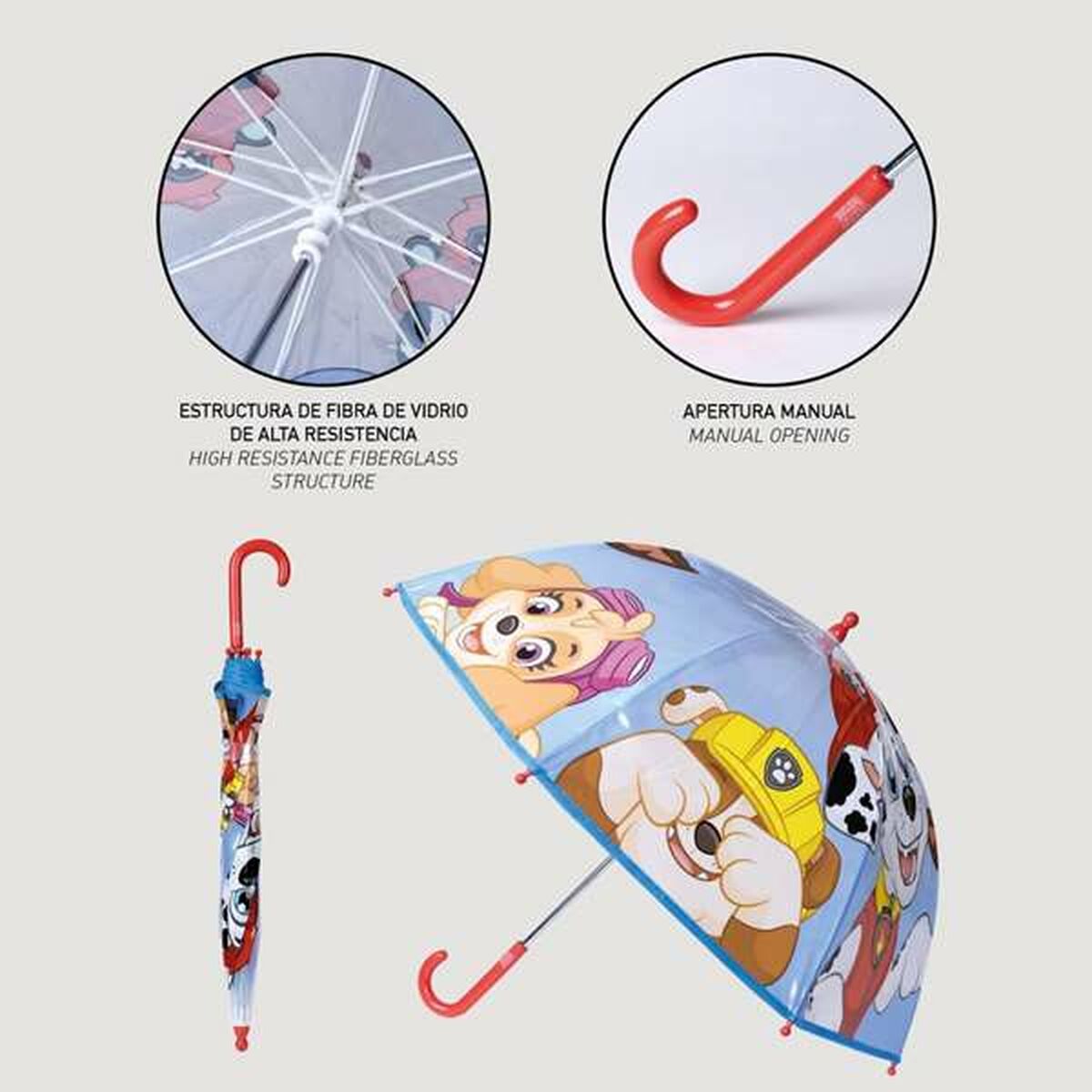 Umbrelă The Paw Patrol Ø 71 cm 45 cm - Bagaje, Umbrelă