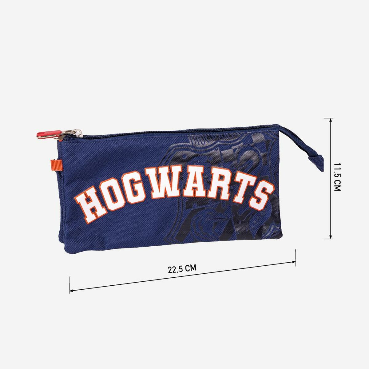 Penar triplu Harry Potter Howarts 22,5 x 2 x 11,5 cm Albastru închis - Birou și papetărie, Material școlar și educațional