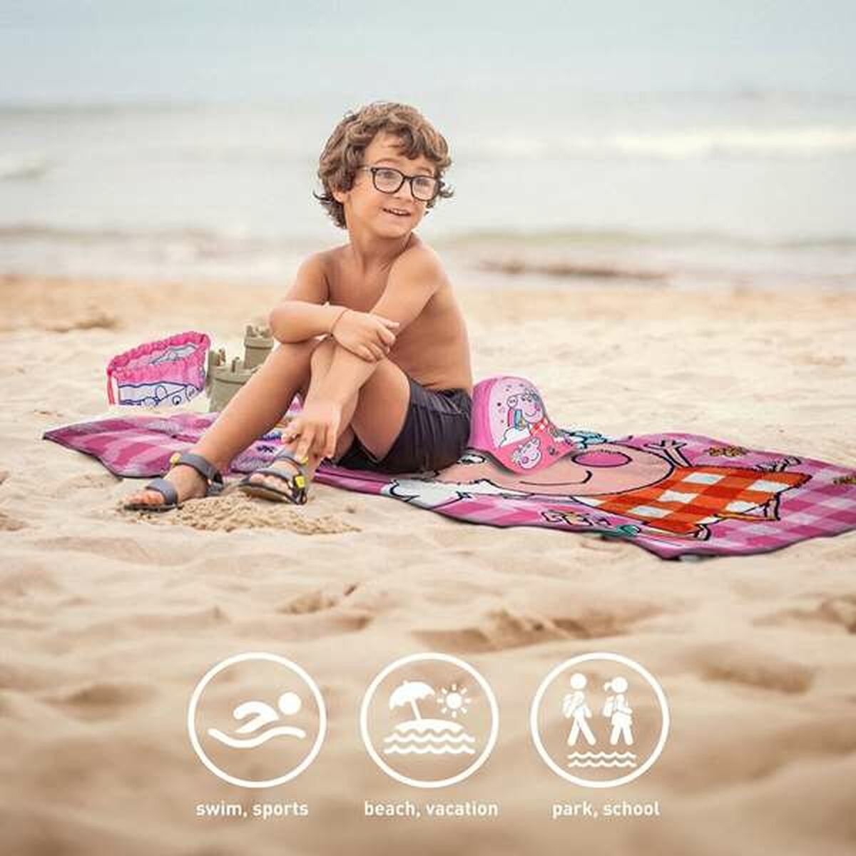 Prosop de baie Peppa Pig Acrilic - Acasă și bucătărie, Baie