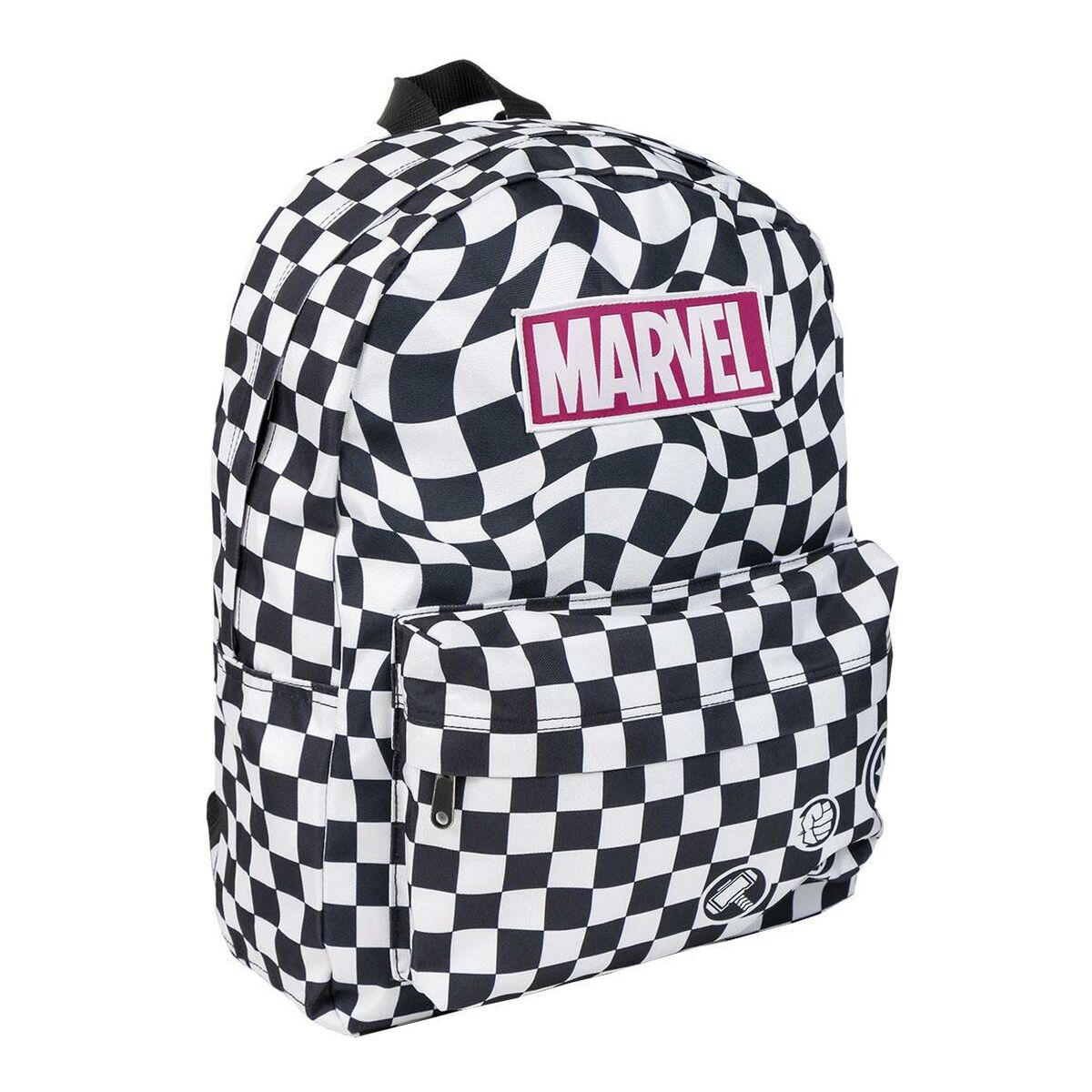 Ghiozdan Marvel Negru 32 x 12 x 42 cm - Birou și papetărie, Material școlar și educațional