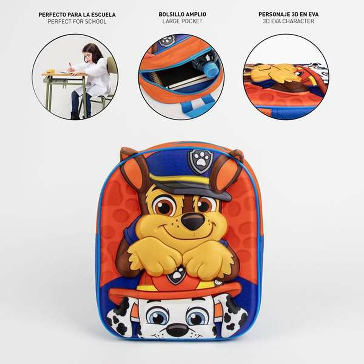 Ghiozdan 3D The Paw Patrol - Birou și papetărie, Material școlar și educațional