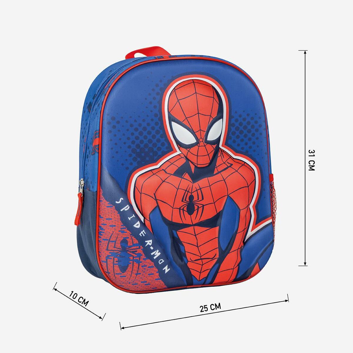 Ghiozdan Spider-Man Albastru 25 x 31 x 10 cm - Birou și papetărie, Material școlar și educațional