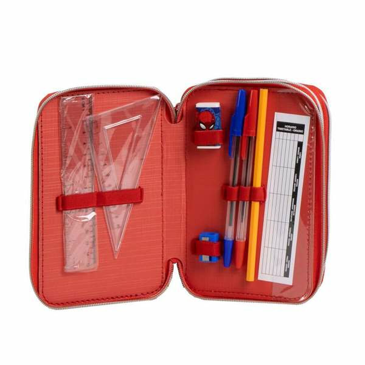 Penar Spider-Man Albastru 12,5 x 6,5 x 19,5 cm - Birou și papetărie, Material școlar și educațional
