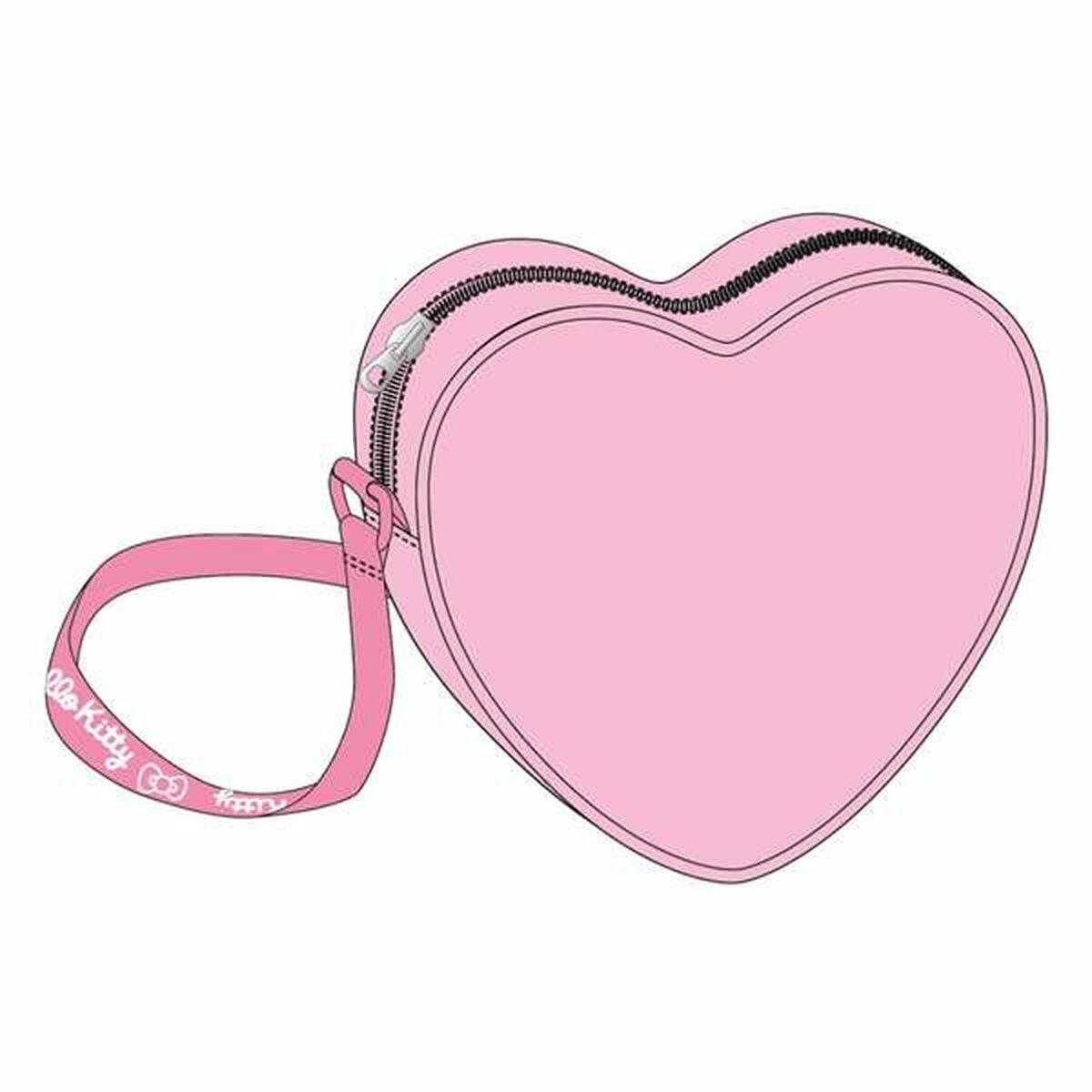 Geantă Bandulieră Hello Kitty Roz 15,0 x 14,0 x 4,0 cm - Bagaje, Genți de mână