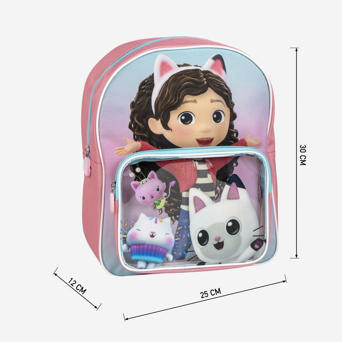 Ghiozdan Gabby's Dollhouse Roz 25 x 31 x 14 cm - Birou și papetărie, Material școlar și educațional