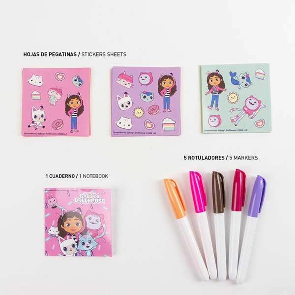 Set pentru desen Gabby's Dollhouse - Birou și papetărie, Arte și Meserii