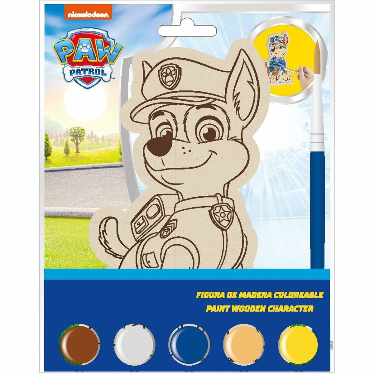 Set pentru Lucru Manual The Paw Patrol Lemn 14 x 18 x 5 cm - Jucarii si jocuri, Activități creative