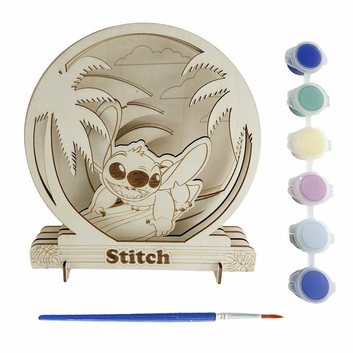 Set pentru Lucru Manual Stitch Lemn - Jucarii si jocuri, Activități creative