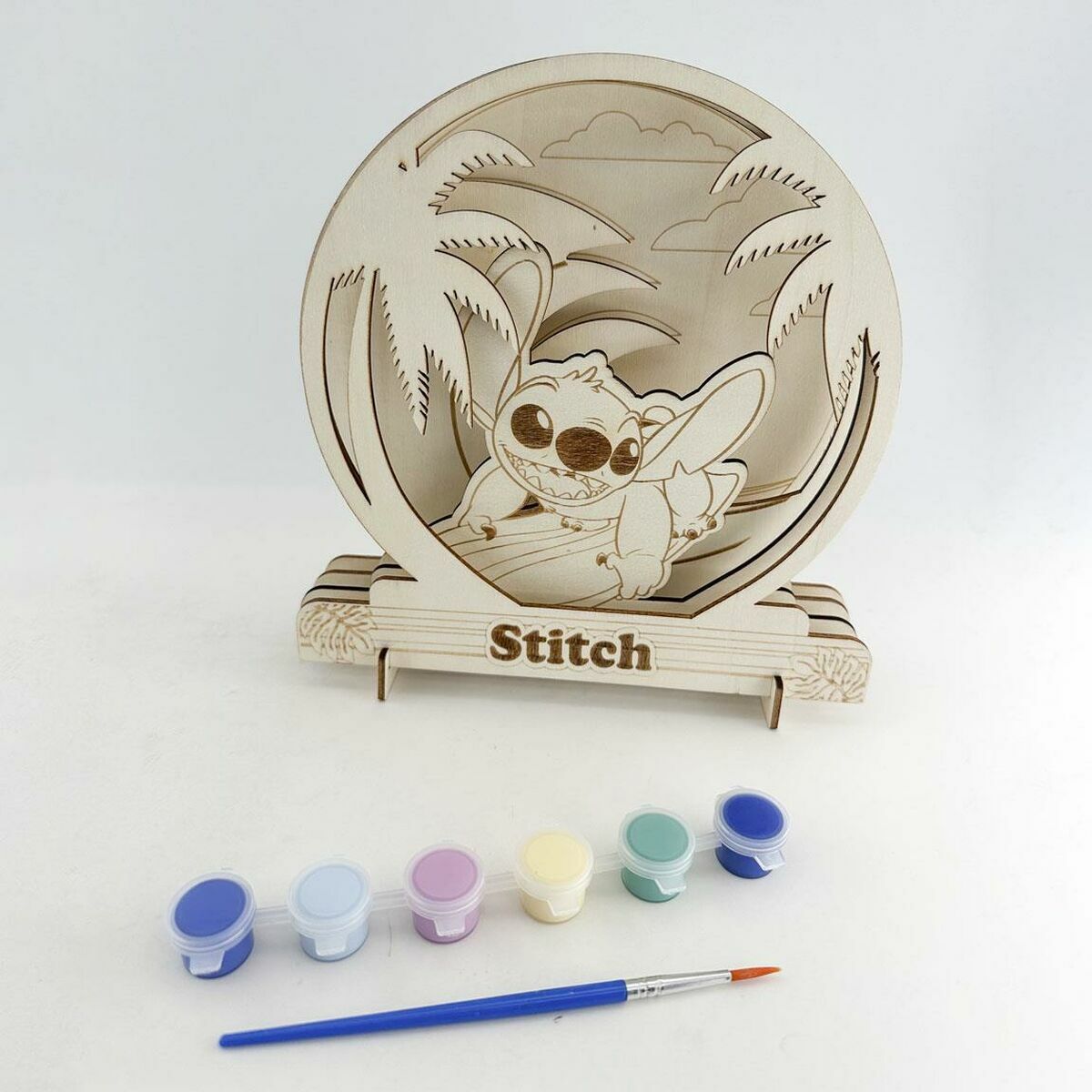 Set pentru Lucru Manual Stitch Lemn - Jucarii si jocuri, Activități creative
