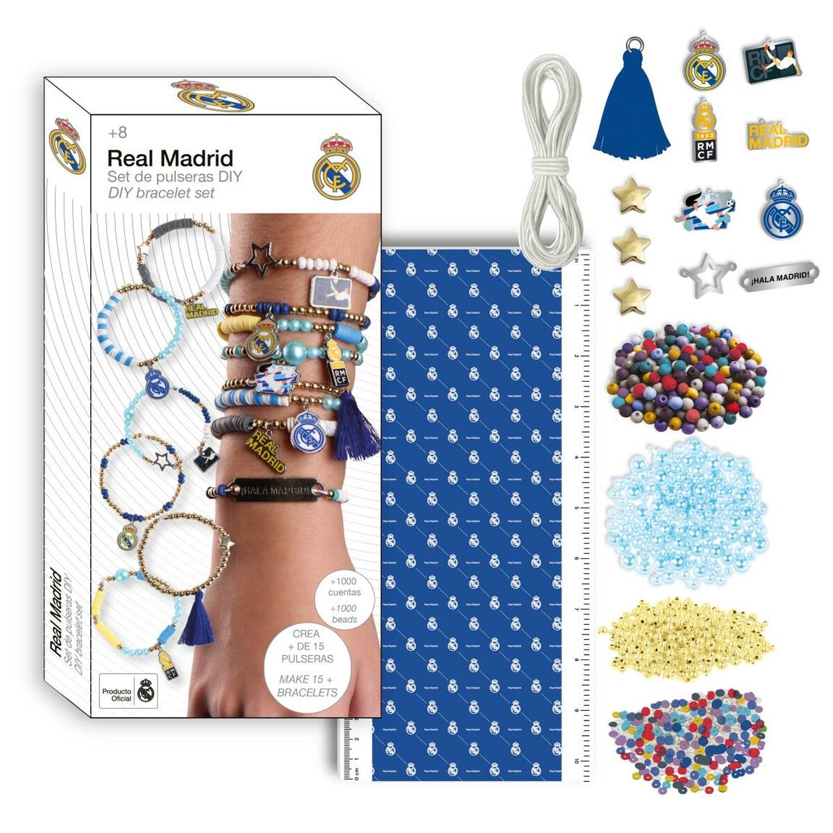 Kit de Creare Brățări Real Madrid C.F. - Jucarii si jocuri, Activități creative