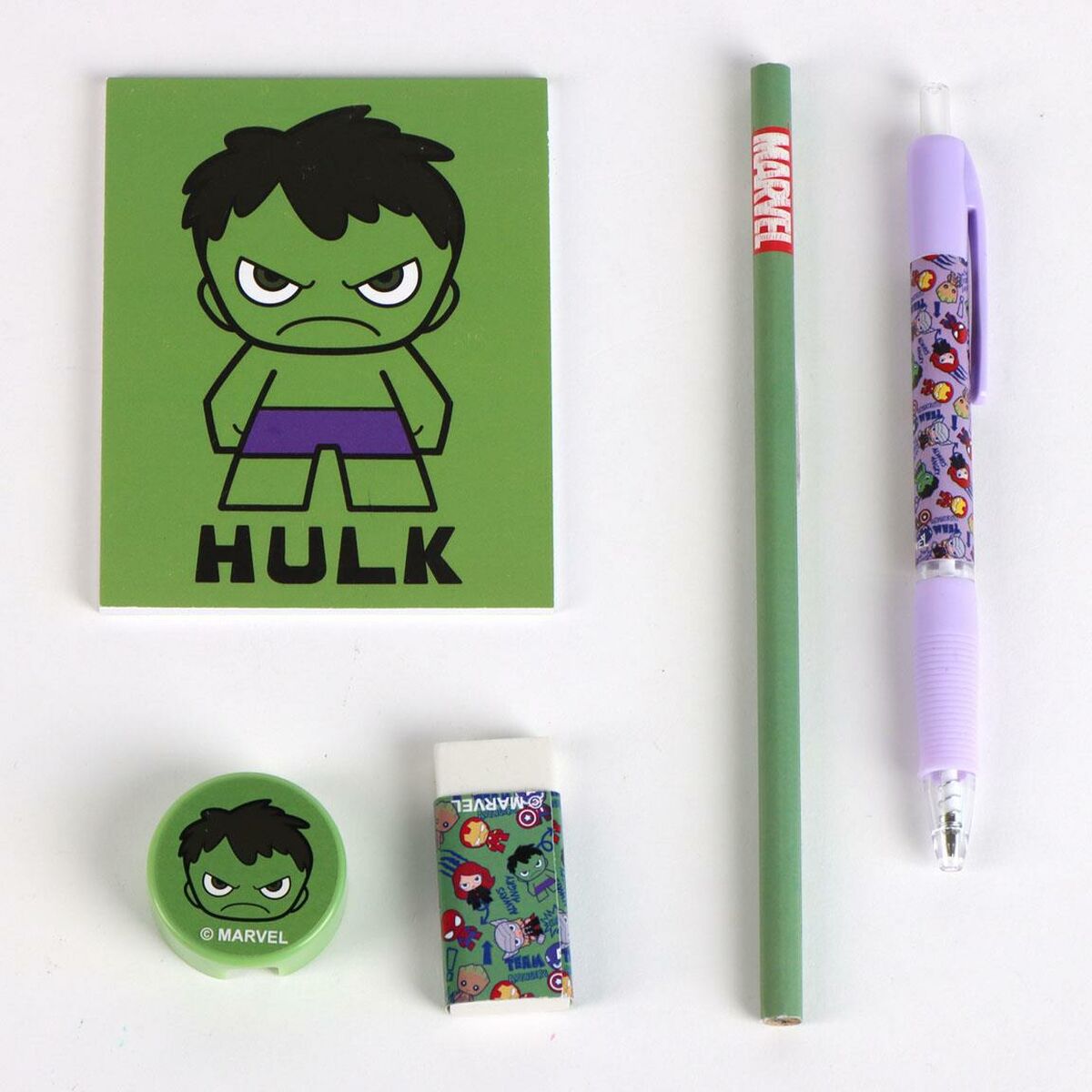 Penar cu Accesorii The Avengers Verde - Birou și papetărie, Material școlar și educațional