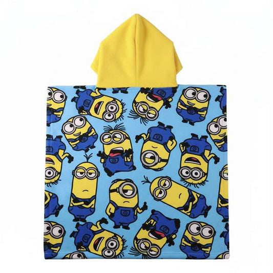 Prosop-Poncho cu Glugă Minions 55 x 77 cm - Acasă și bucătărie, Baie