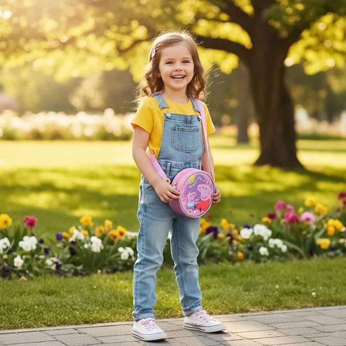 Geantă Bandulieră Peppa Pig Roz 13 x 13 x 4 cm - Bagaje, Genți de mână