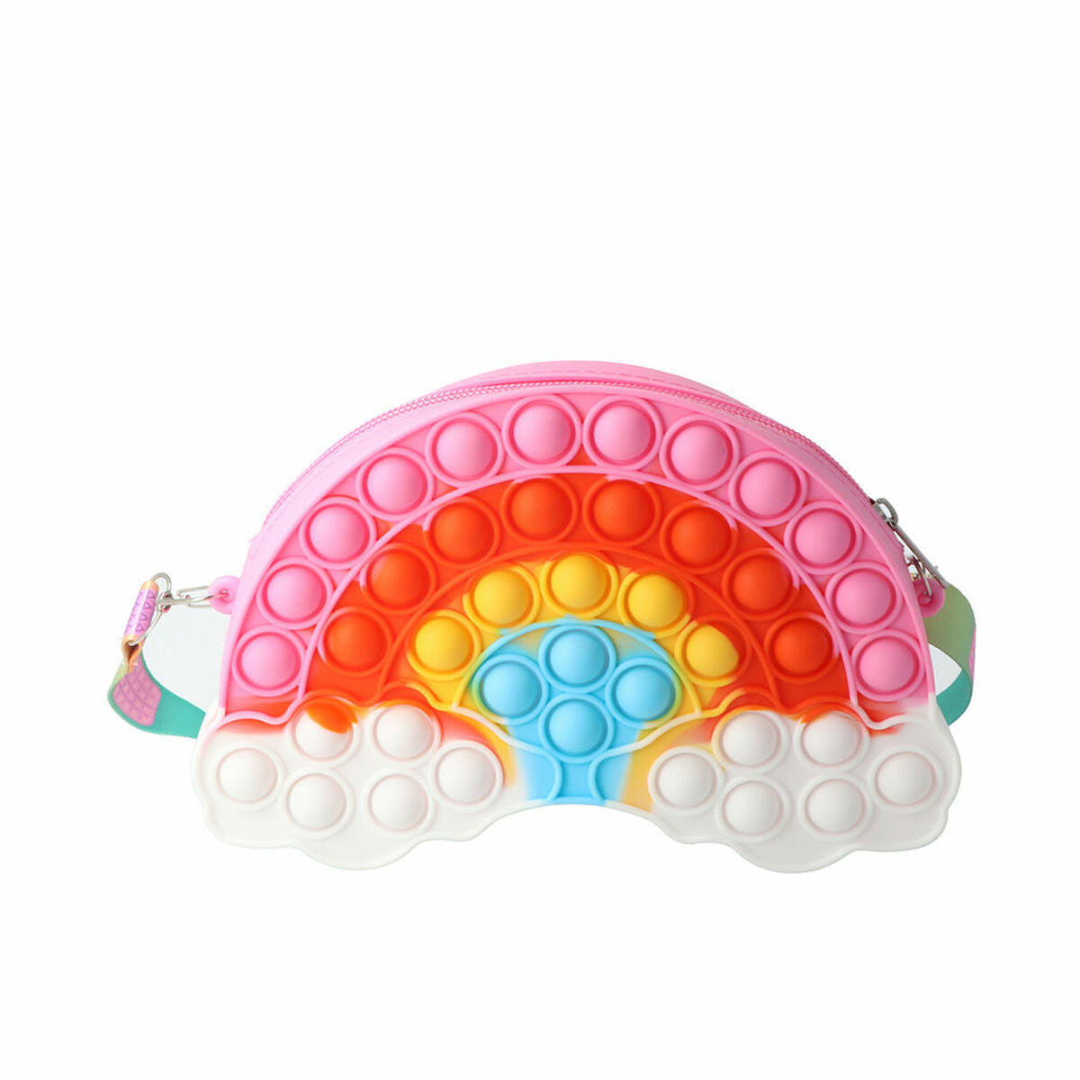 Geantă Bandulieră Inca Pop-it Multicolor Curcubeu - Jucarii si jocuri, Imitații de jocuri