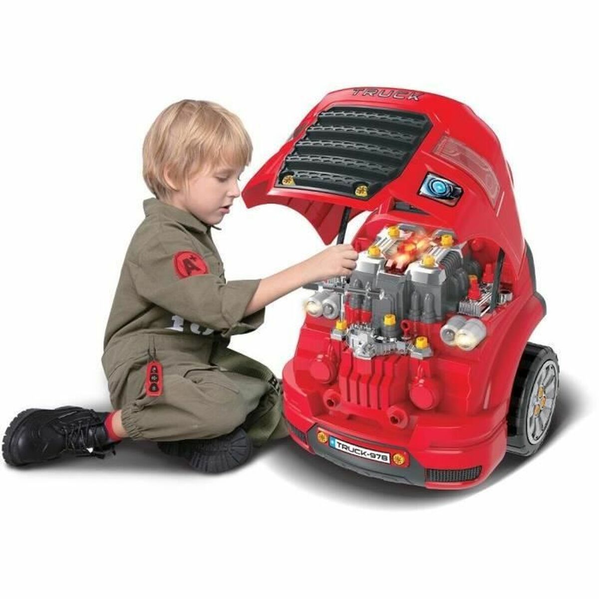 Set deunelte pentru copii Buddy Toys 47 x 40 x 39 cm Atelier mobil 61 Piese - Jucarii si jocuri, Imitații de jocuri