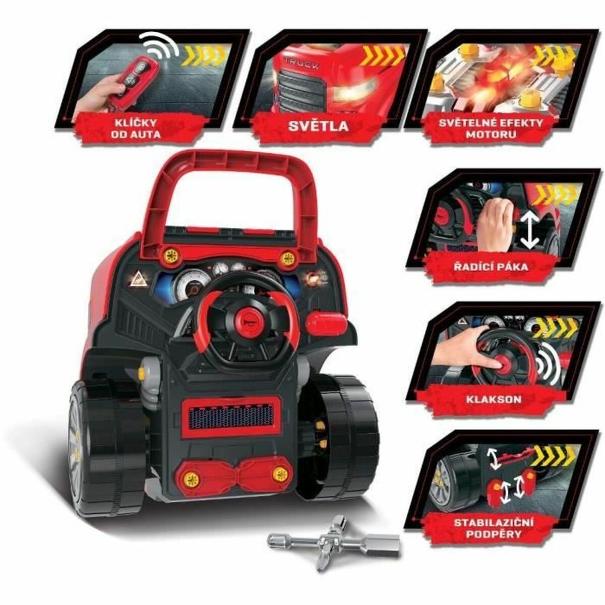Set deunelte pentru copii Buddy Toys 47 x 40 x 39 cm Atelier mobil 61 Piese - Jucarii si jocuri, Imitații de jocuri