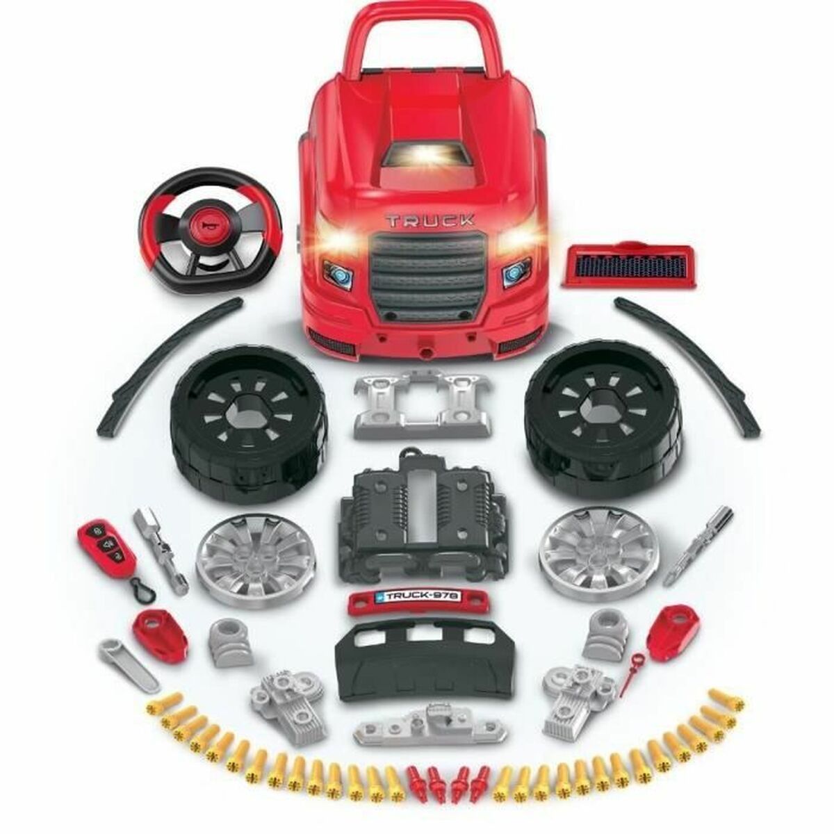 Set deunelte pentru copii Buddy Toys 47 x 40 x 39 cm Atelier mobil 61 Piese - Jucarii si jocuri, Imitații de jocuri