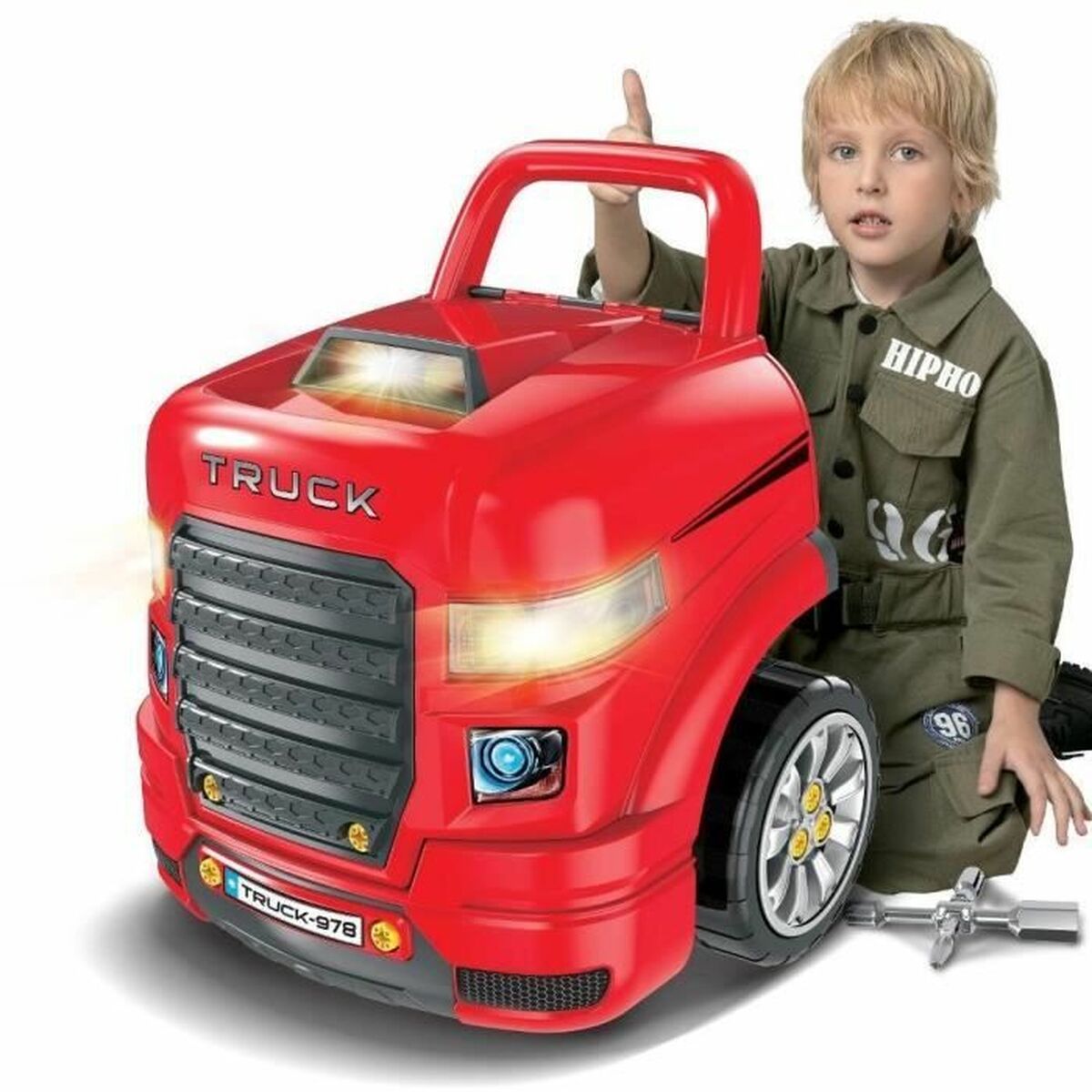 Set deunelte pentru copii Buddy Toys 47 x 40 x 39 cm Atelier mobil 61 Piese - Jucarii si jocuri, Imitații de jocuri