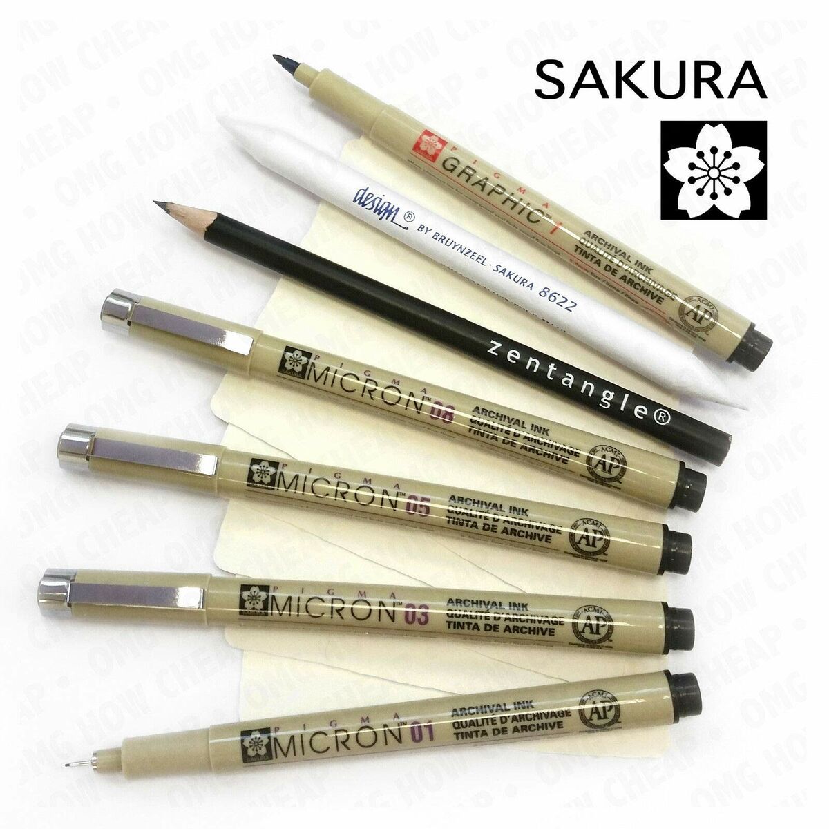 Set pentru desen Talens Sakura Zentangle (12 Piese) - Birou și papetărie, Arte și Meserii