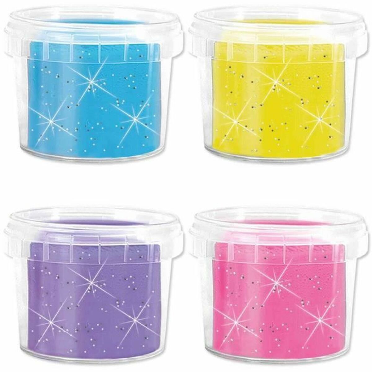 Joc de Plastilină SES Creative (4 Piese) - Jucarii si jocuri, Activități creative