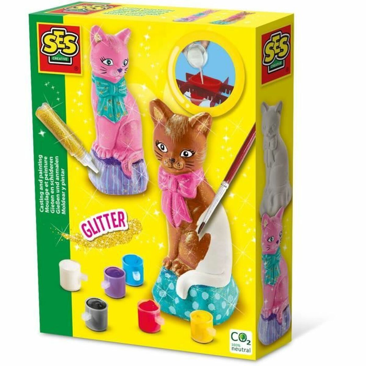 Set pentru desen SES Creative Cat - Birou și papetărie, Arte și Meserii