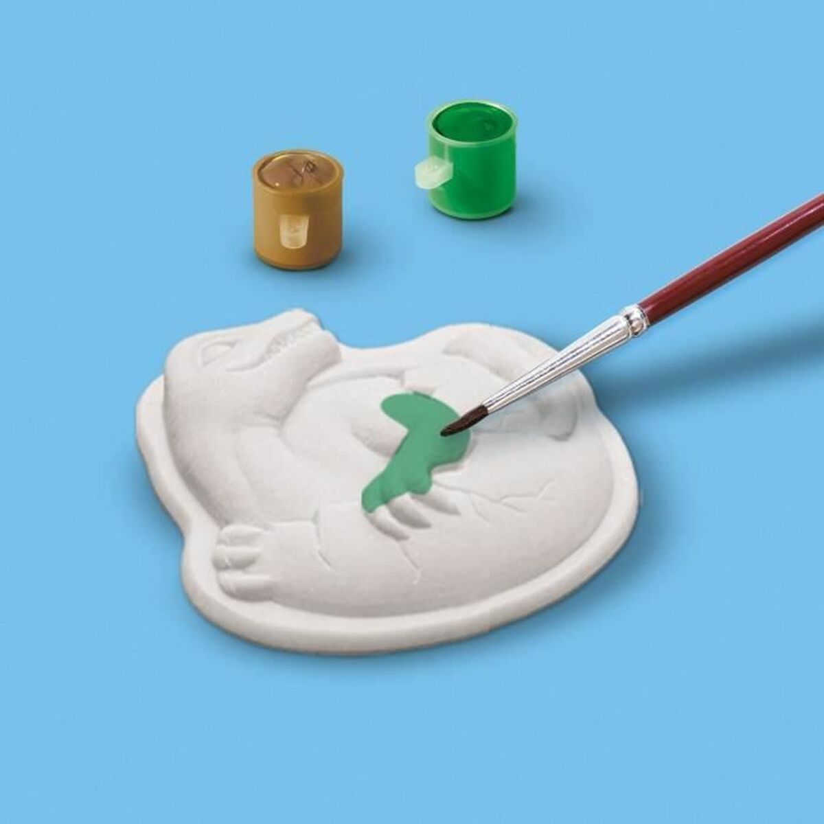 Set pentru desen SES Creative 2 in 1 Dinosaurs - Birou și papetărie, Arte și Meserii