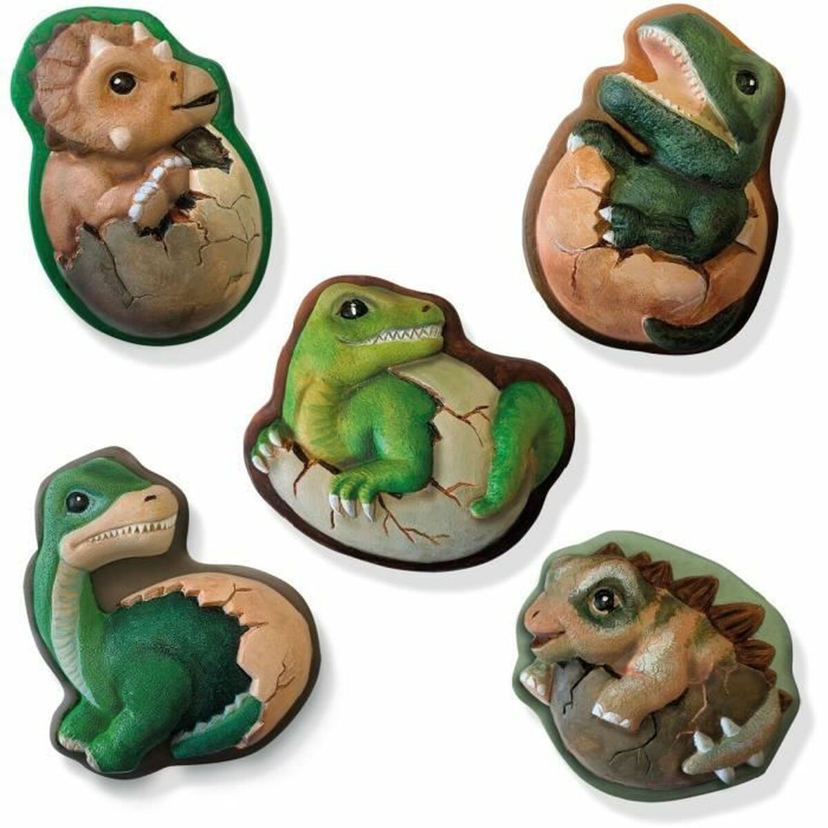 Set pentru desen SES Creative 2 in 1 Dinosaurs - Birou și papetărie, Arte și Meserii