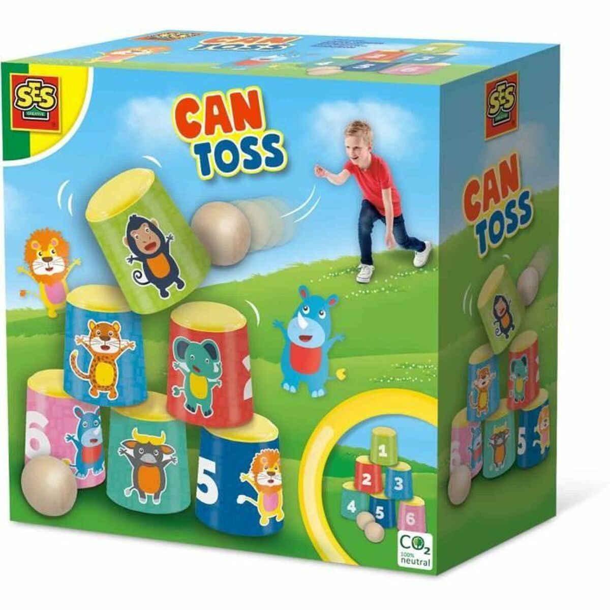 Joc Educativ SES Creative Can Toss - Jucarii si jocuri, Jocuri și accesorii
