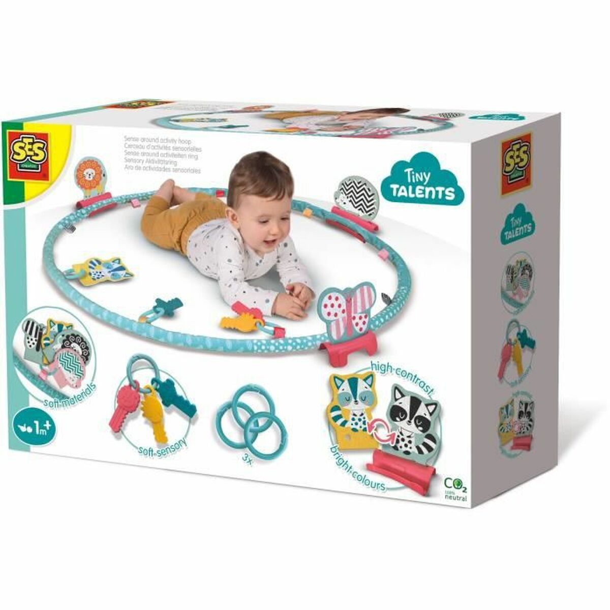 Centru de activităţi SES Creative Aro de actividades sensoriales - Bebelus, Jucăriile copilăriei timpurii