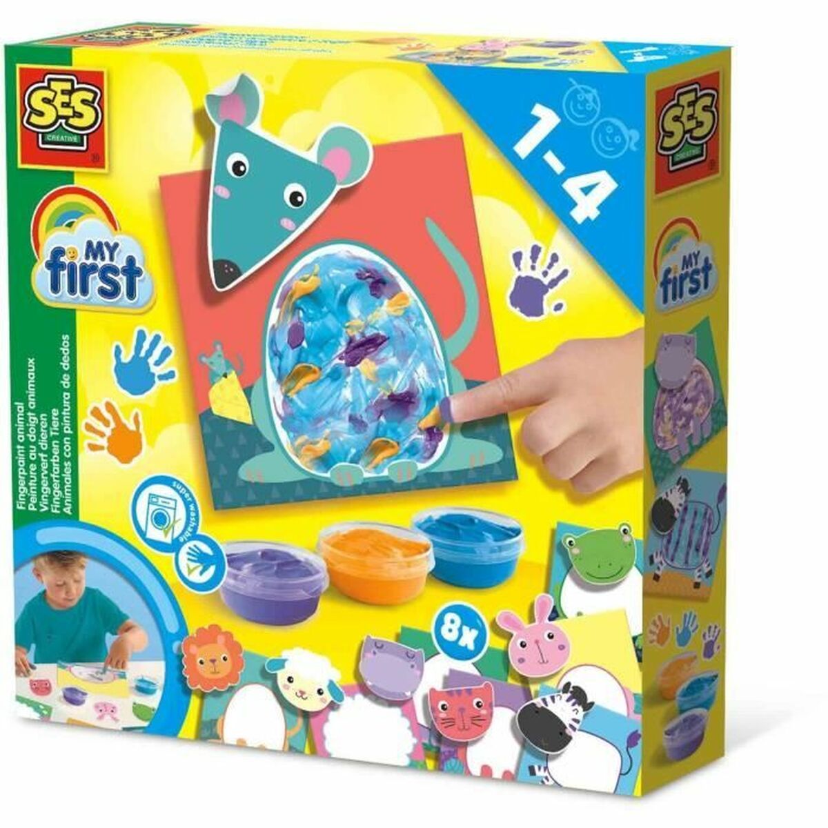 Set pentru desen SES Creative Finger painting - Birou și papetărie, Arte și Meserii