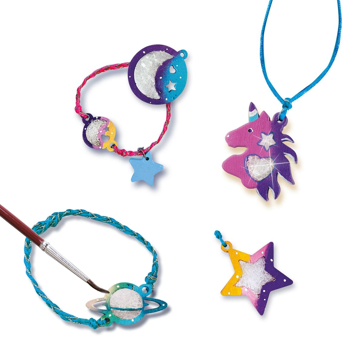 Mărgele SES Creative Crystal Galaxy Jewellery - Jucarii si jocuri, Activități creative