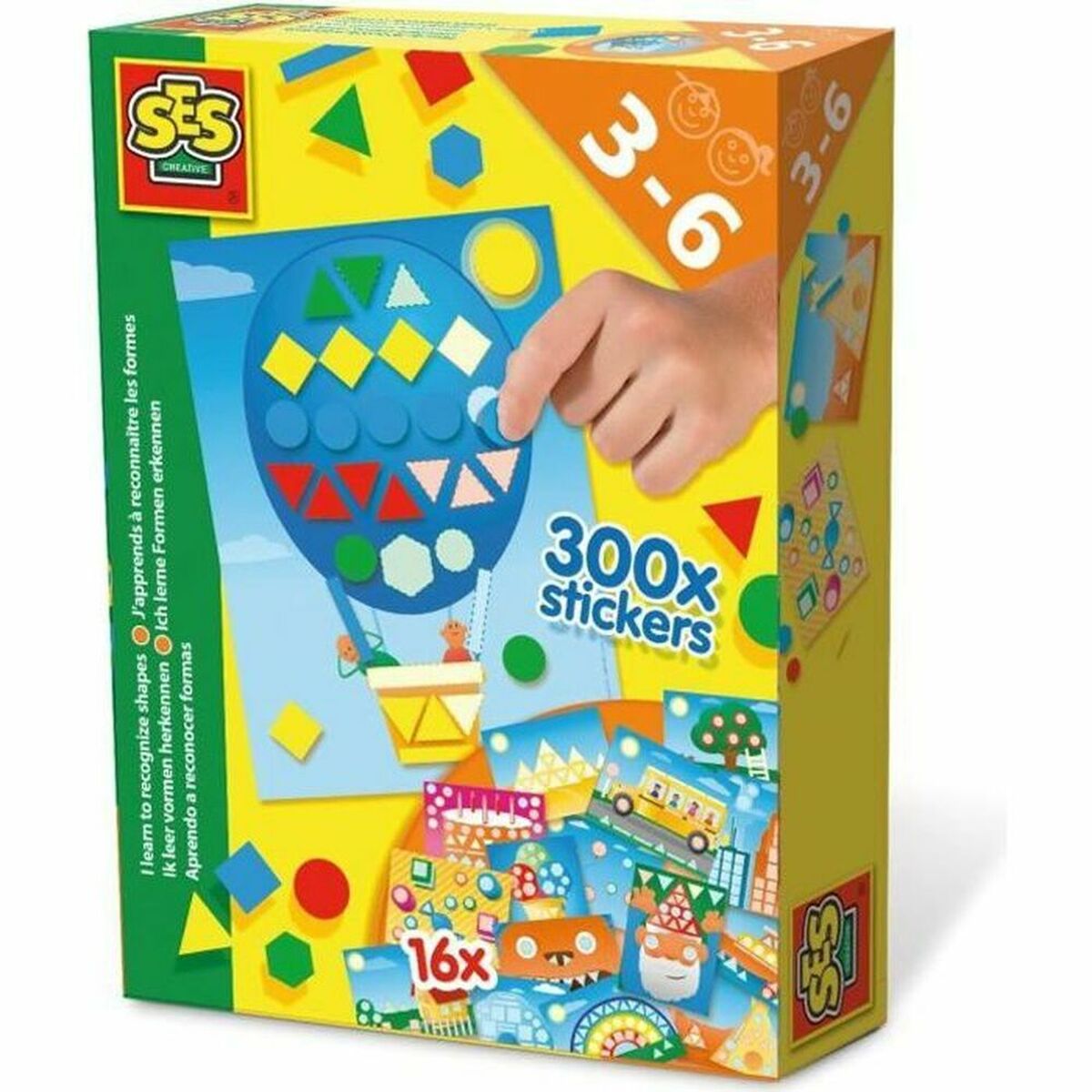 Set de Lucru Manual SES Creative I'm learning to recognize shapes Multicolor - Jucarii si jocuri, Jocuri și accesorii