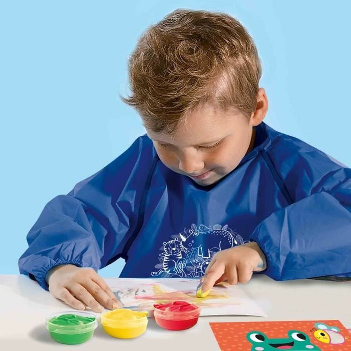 Set pentru desen SES Creative Eco Finger Paint Cards - Birou și papetărie, Arte și Meserii