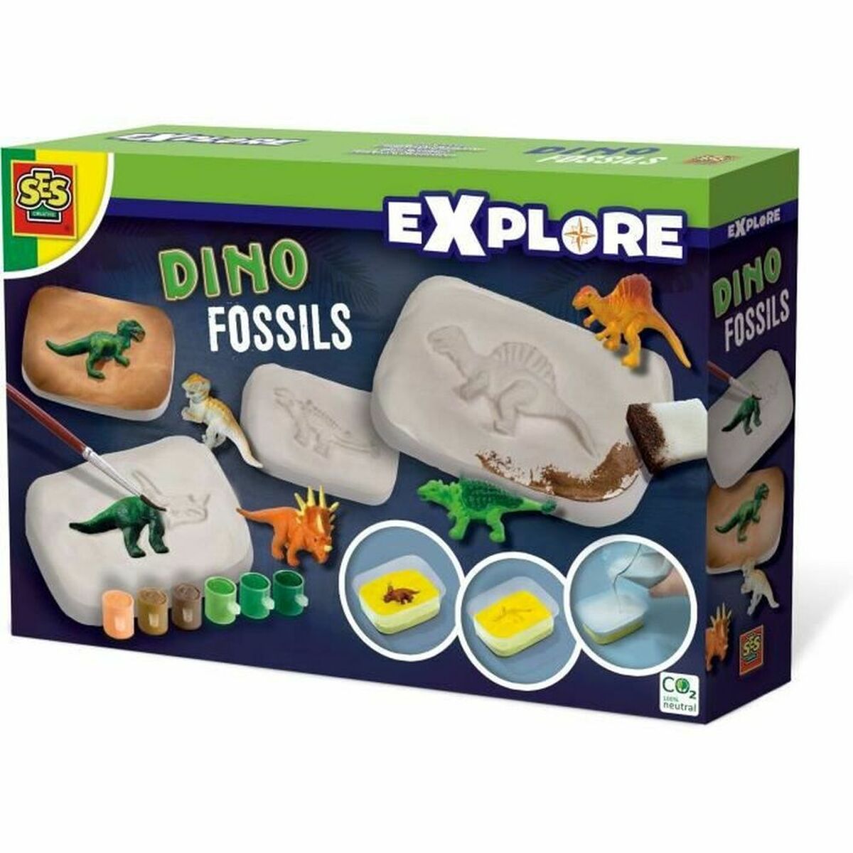 Joc de știință SES Creative Dinosaur Fossils (1 Piese) - Jucarii si jocuri, Învățare și educație