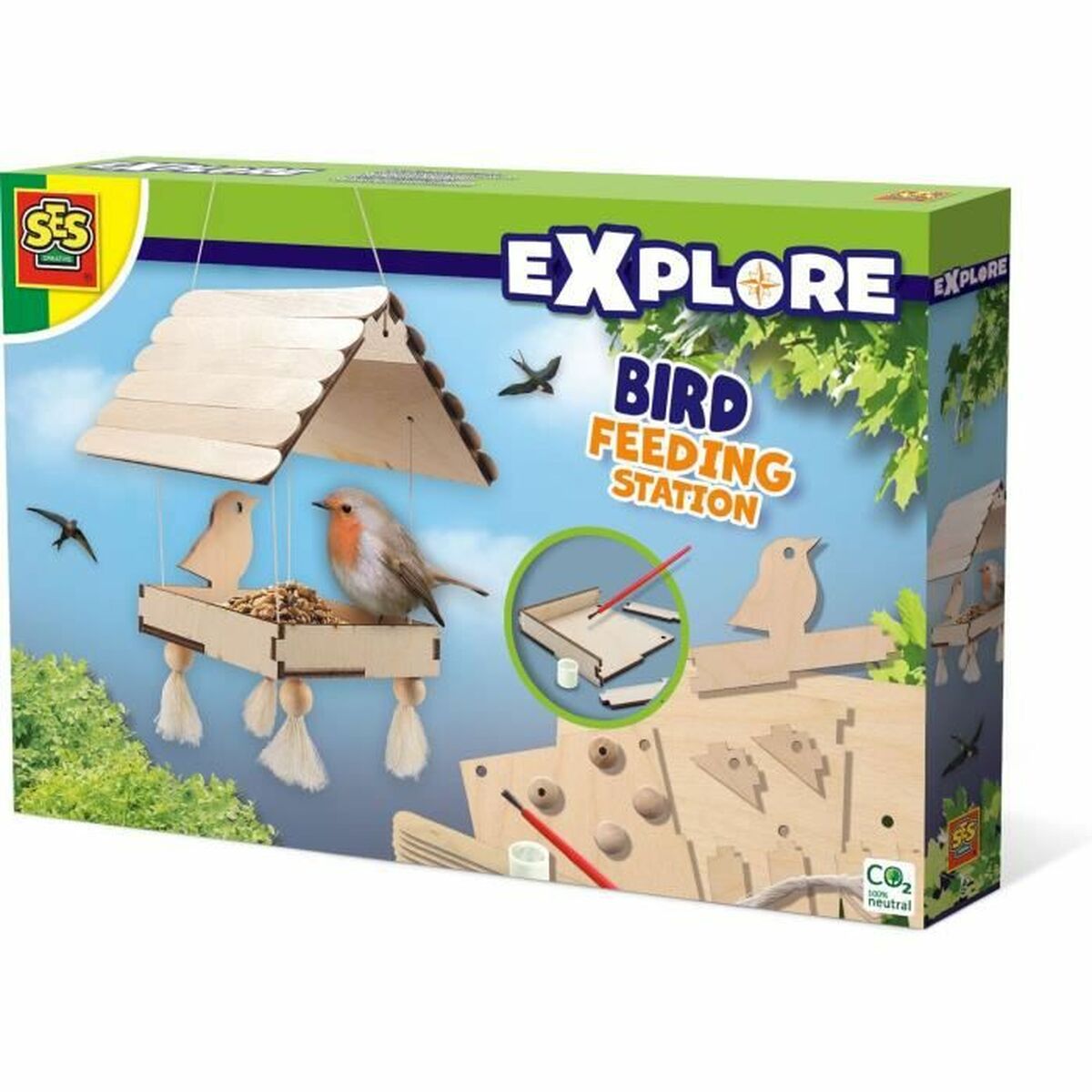 Set de Lucru Manual SES Creative Bird feeder - Jucarii si jocuri, Activități creative