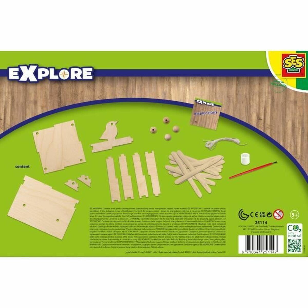 Set de Lucru Manual SES Creative Bird feeder - Jucarii si jocuri, Activități creative