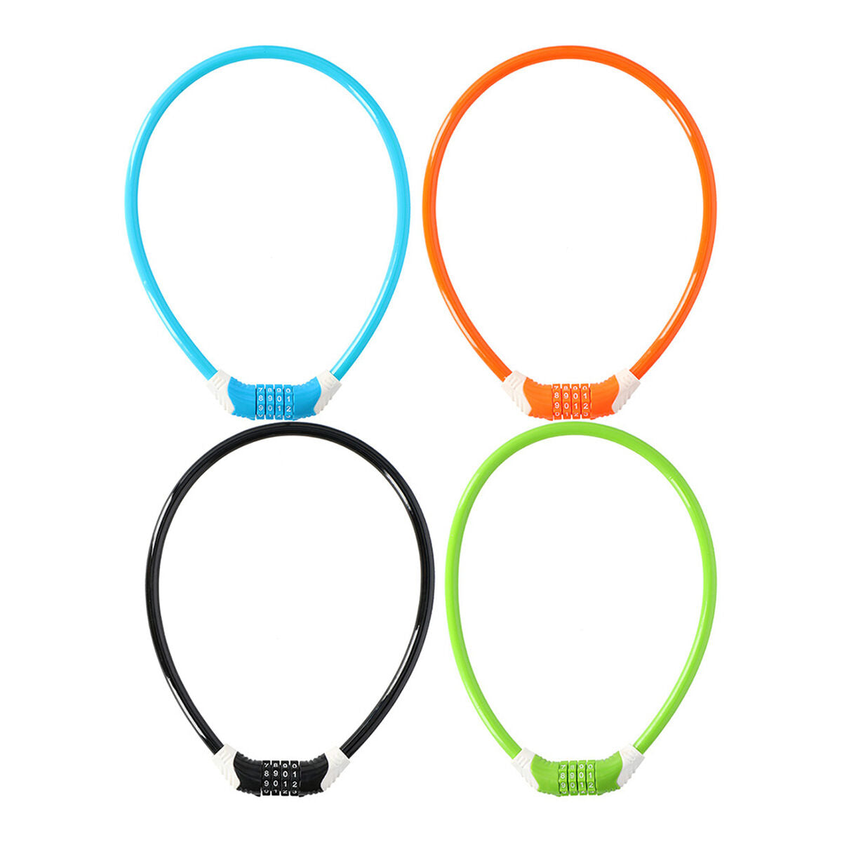 Lacăt cu cifru Dunlop Cablu 65 cm - Sport și în aer liber, Ciclism