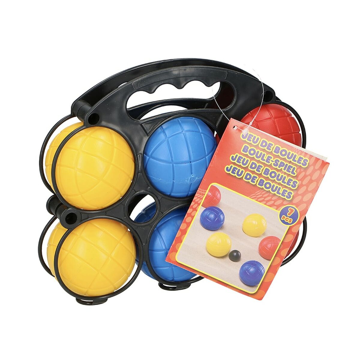 Set cu bile joc Petanque Eddy Toys 7 Piese polipropilenă - Jucarii si jocuri, În aer liber și sport