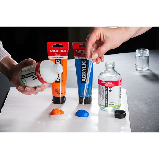 Vopsea acrilică Talens Amsterdam Cyan 120 ml (3 Unități) - Birou și papetărie, Arte și Meserii