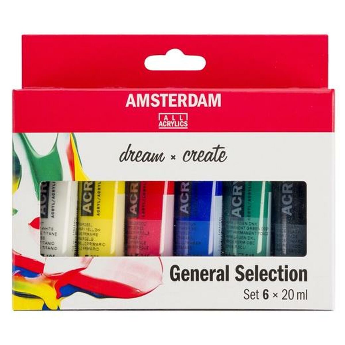 Set de pictură în acrilic Talens Amsterdam Dream General Selection Multicolor 20 ml 6 Piese (3 Unități) - Birou și papetărie, Arte și Meserii