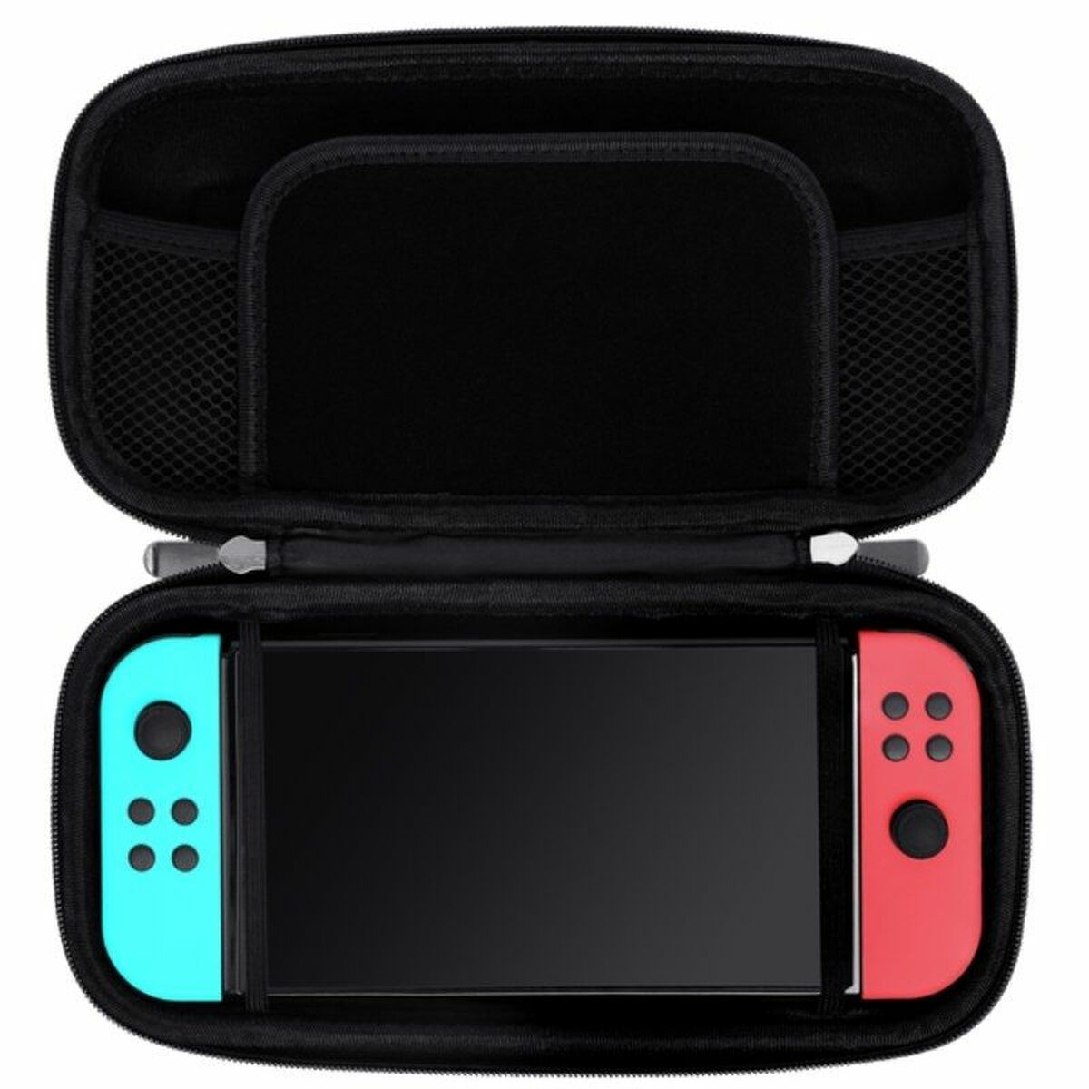 Husă și Folie de Protecție pentru Ecran pentru Nintendo Switch Trust GTX 1248S Albastru Roșu - Electronică, Joc video